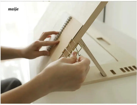 OGI NO RYOHIN Foldable Wooden Handheld Drawing Board from OGI NO RYOHIN