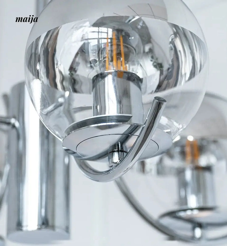LYNN Space Age Glass Chandelier from Lynn's Lamp