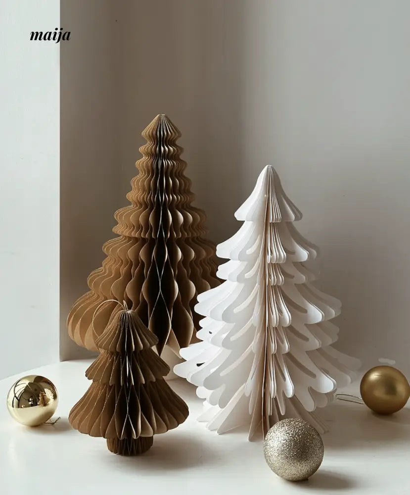 HOMESIDE Christmas Tree Honeycomb Origami Decoration from HOMESIDE