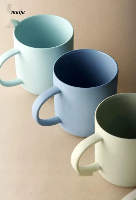 JOTO Ceramic Cup Handmade Coffee Mark Cup Set from JOTO