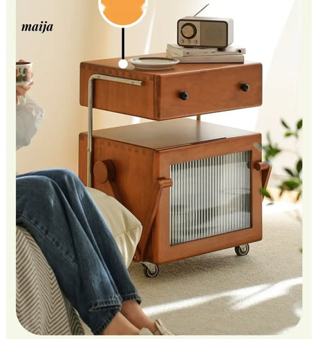 OCC Japanese Solid Wood Bedside Cabinet from OCC