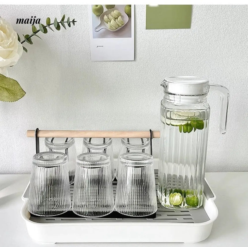 BANKE Glossy Glass Holder Storage Drying Rack from BANKE