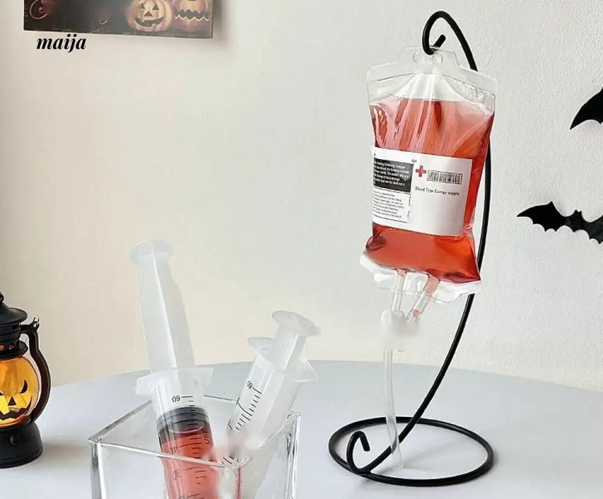 BANKE Halloween Blood Bag Drink Bottle Decoration from BANKE