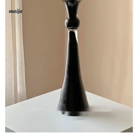GUIFOU Black High Foot Vase from GUIFOU