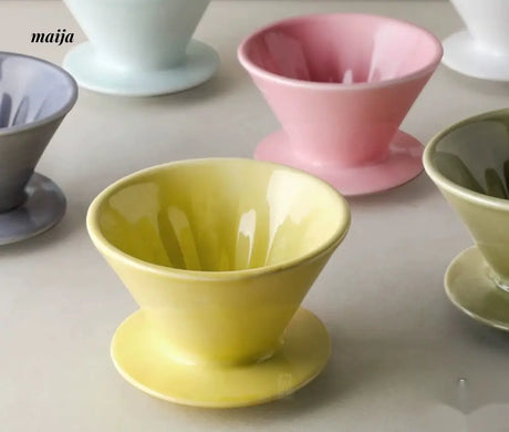 JOTO Handmade Arctic Ceramic Filter V60 Candy Colored Cup from JOTO