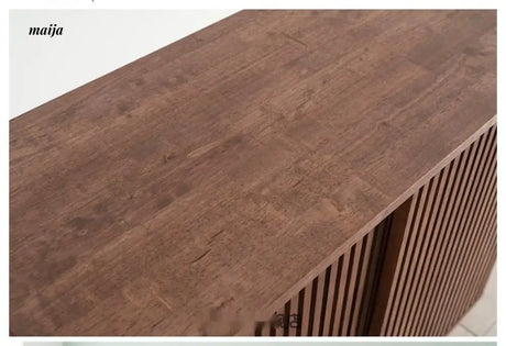 Rubber Wood Sliding Door TV Cabinet from maija