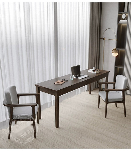 SUNX Nordic Solid Wood Desk with Drawer from SUNX