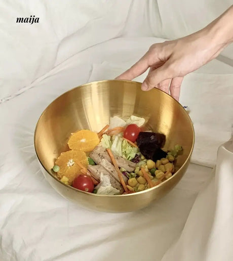 BANKE Stainless Steel Big Tableware Metal Fruit Home Use from BANKE