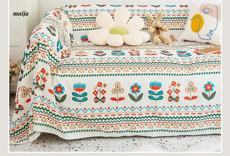 MAN YUE HOME Bermian Wind Sofa Blanket with Towel Cover from MAN YUE HOME