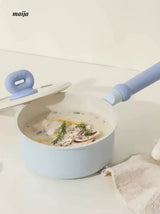 Pastel Blue Milk Steam Pot from CAROTE
