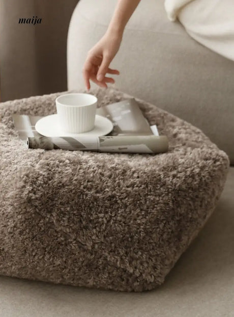 Origami Fleece Ottoman from maija