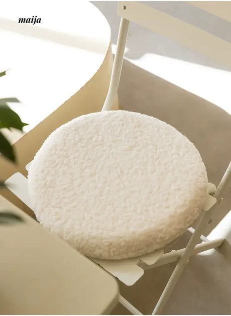 MISTYWOOD Round Plush Alpaca Pillow from MISTYWOOD