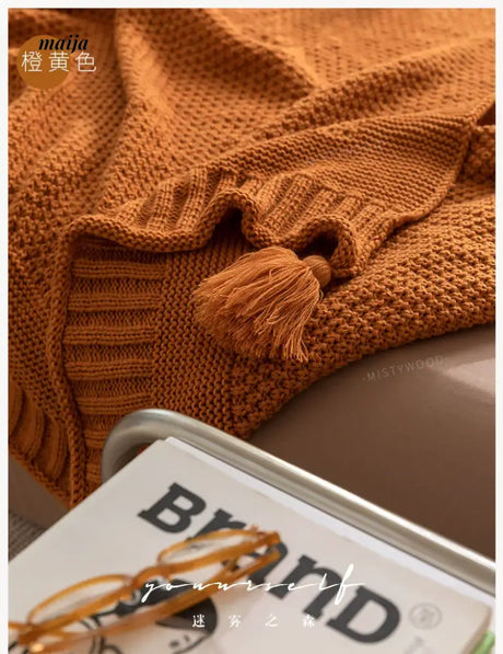 MISTYWOOD Decorative Orange Sofa Duvet from MISTYWOOD