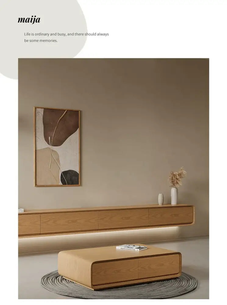 [Pre-Order] Dianne Solid Wood All in One TV Cabinet from Jun Chuang