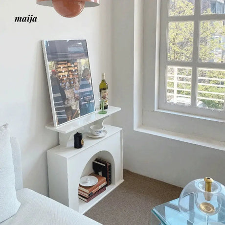 French Retro Fireplace Decorative Cabinet from maija