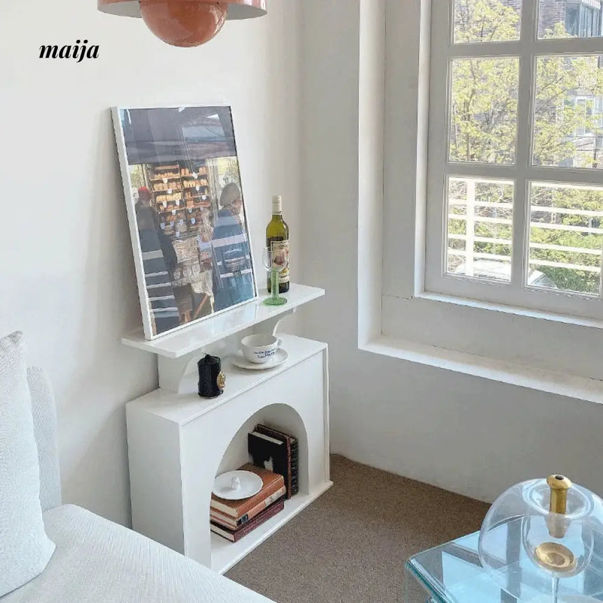 French Retro Fireplace Decorative Cabinet from maija