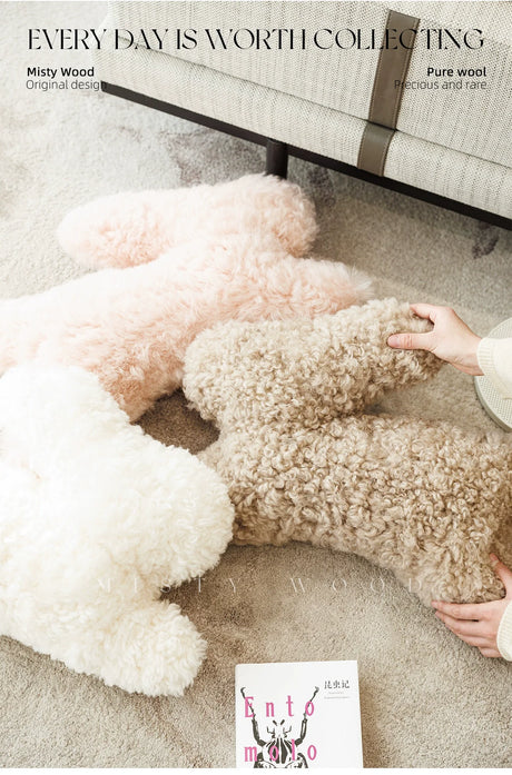 MISTYWOOD Woolen Plush Doll Pillow from MISTYWOOD