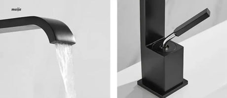 Monochrome European Waterfall Copper Faucet from Kaiyashi