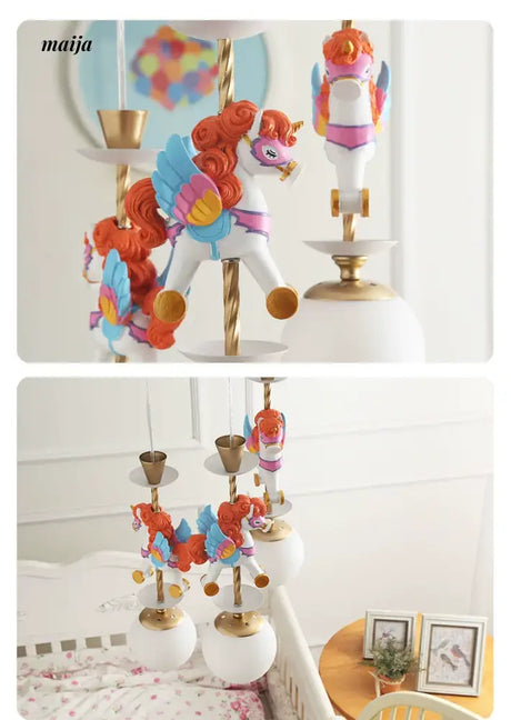 QXWD Circus Cartoon Ceiling Lamp Children's Room from QXWD