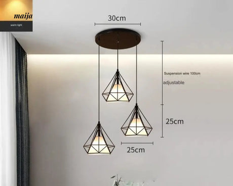 GVG Diamond Cage Ceiling Pendant Lamp from GVG
