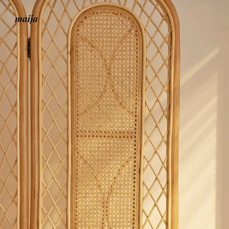 SUZYHOME Yuki Rattan Partition Wall from KBOOS