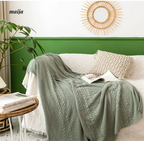 MISTYWOOD Knitted Yellow Duvet for Leisure from MISTYWOOD