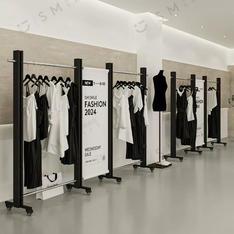 SM Sophia Black Hanger Clothing Stand from SM
