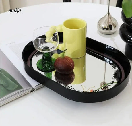 COLOURHUNTER Acrylic Mirror Jewelry Storage Tray from COLOURHUNTER
