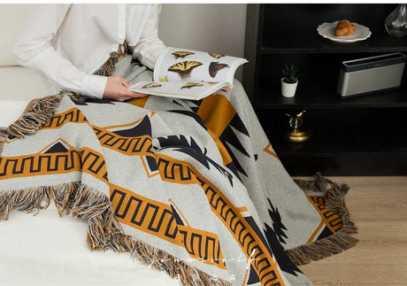 MISTYWOOD Ethnic Cotton Knitted Duvet from MISTYWOOD