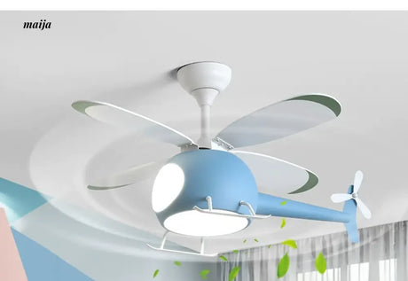 GVG Helicopter Cartoon Air Fan Ceiling Lamp from GVG