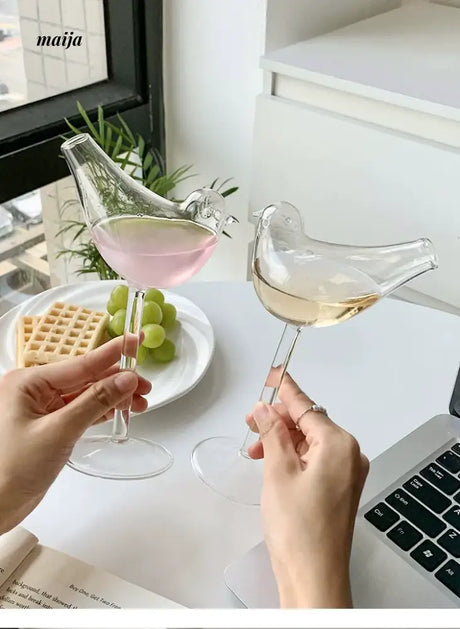 BANKE Creative Bird Tall Glass Cocktail Cup from BANKE
