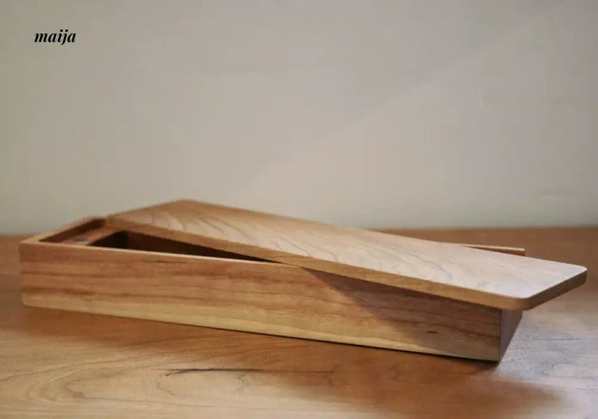 MUMO Max Walnut Solid Wood Brush Box from MUMO
