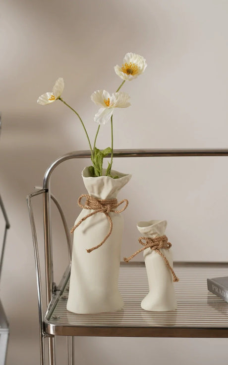 LENYVASEN Elias Irregular Fold Ceramic Vase from LENYVASEN