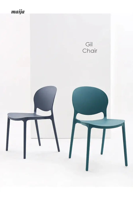 (Set of 2) Gil Plastic Dining Chair from maija