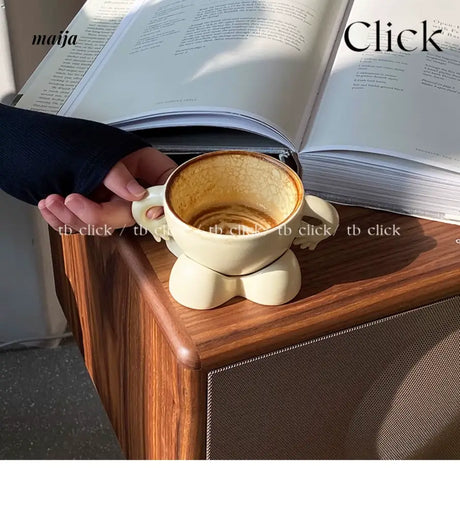CLICK Hand-Fork Waist Coffee Cup Set from CLICK