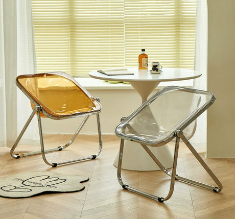 LAZYSPACE Noah Transparent Folding Chair from LAZYSPACE