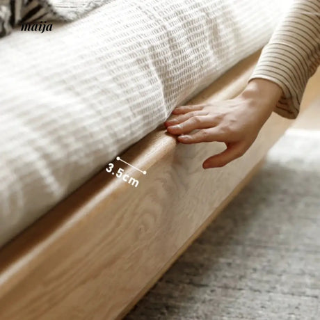 GENJI Flores Solid Wood Floating Bed from GENJI