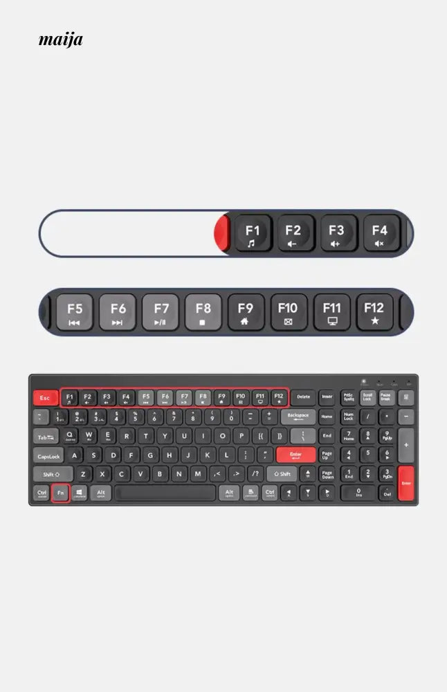 Contrast Wireless Keyboard and Mouse Set from maija