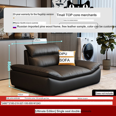 DIPU Roman Modern Leather Sofa from DIPU