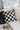 MISTYWOOD Black and White Grid Pattern Pillow from MISTYWOOD