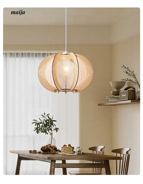ZHONGSHAN Japanese Woven Retro Chandelier for Homestay from ZHONGSHAN