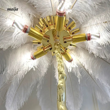 LIVETAI Light Feather Floor Lamp from maija