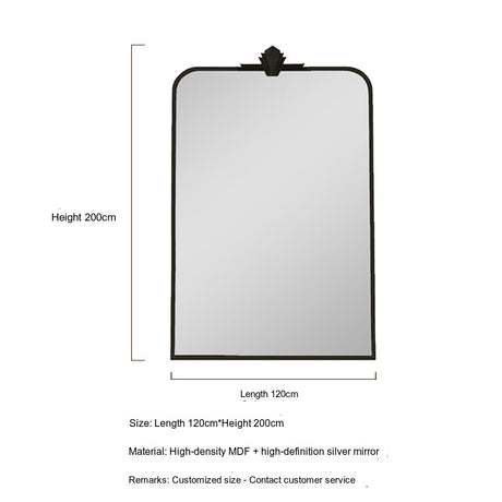 LANXESS Marisol Elegant Full-Length Wall-Mounted Dressing Mirror from LANXESS