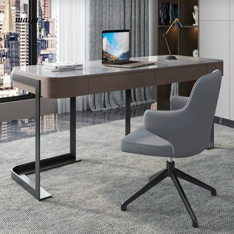 LATE AUTUMN Luxury Rock Board Desk with Chair Combination from LATE AUTUMN