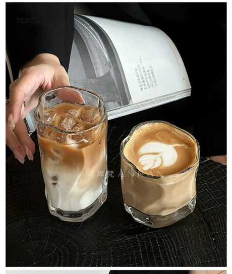 ANFAN Coffee Car Design Glass Wine Cup from OKADA YAKI