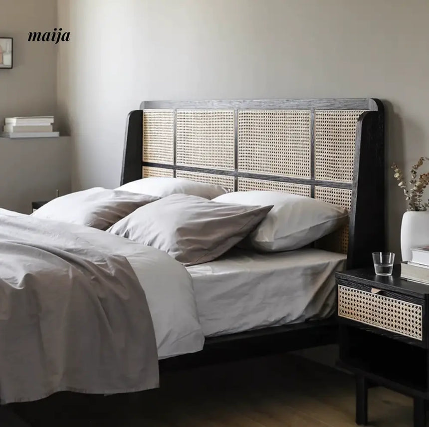 RATTAN CRAFTSMAN Silent Wooden Rattan Bed from RATTAN CRAFTSMAN