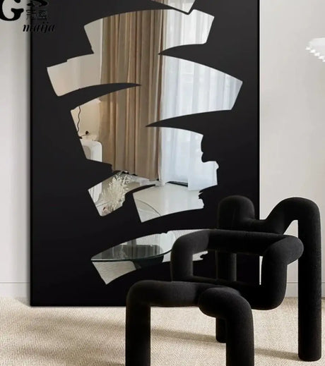 DONGGUAN Creative Modern Floor Mirror for Bedroom Light Luxury Decorations from DONGGUAN