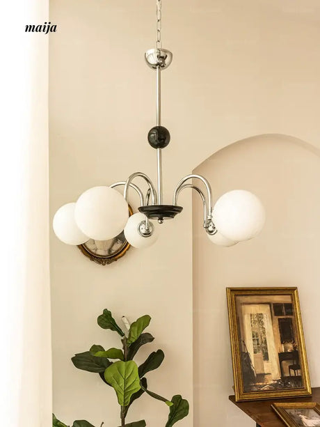 LYNN Space Age Glossy Ceiling Lamp from Lynn's Lamp