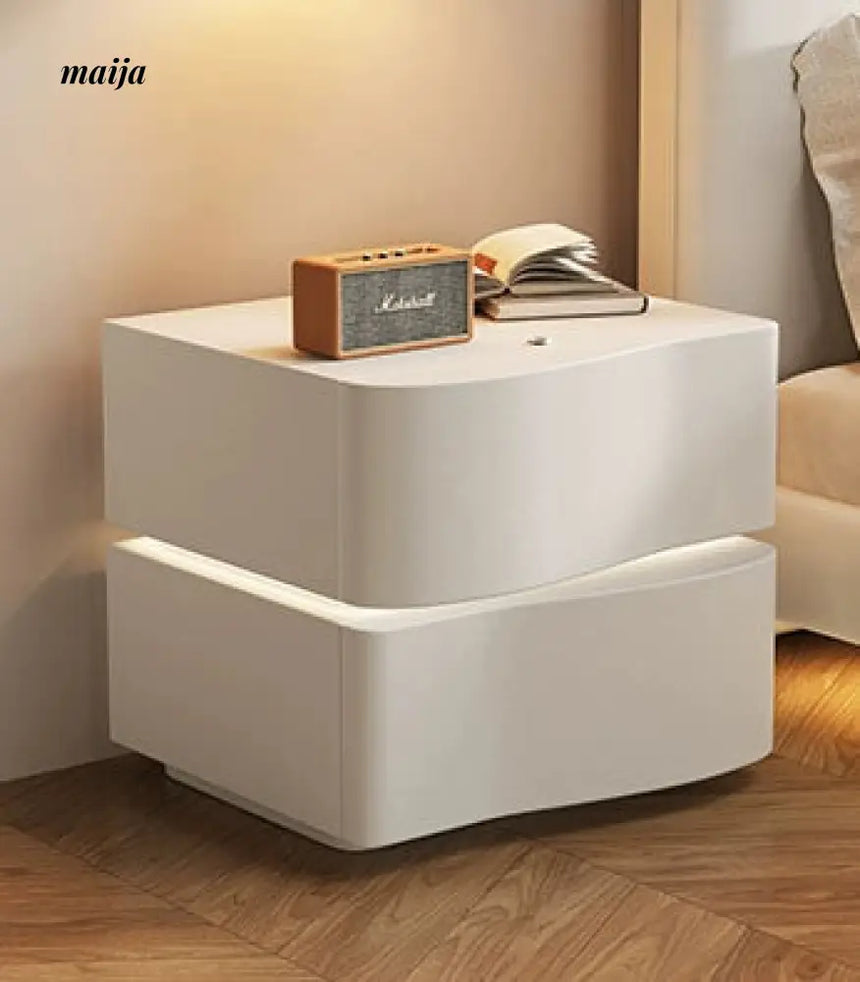 Maddie Solid Wood Bedside Table from maija