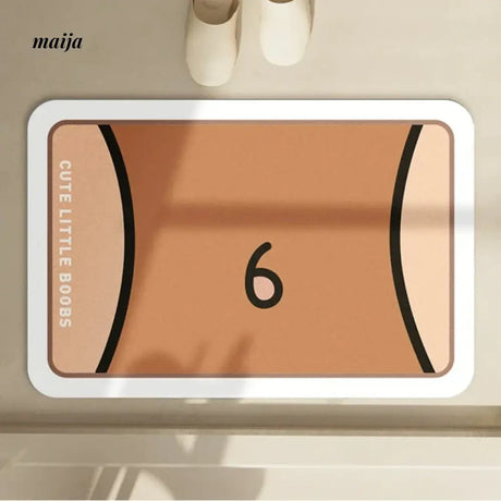 TIPTOE BUNS Bath Mat from TIPTOE